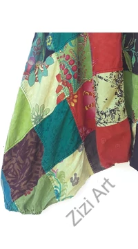 női, aladdin, nadrág, bő, patchwork, mintás, színes, piros, fekete, lila, narancs, barna, kék, zöld, sárga, divat, ruházat, trend, Nepál