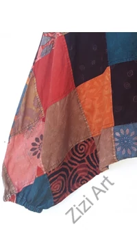 női, aladdin, nadrág, bő, patchwork, mintás, színes, piros, fekete, lila, narancs, barna, kék, zöld, sárga, divat, ruházat, trend, Nepál