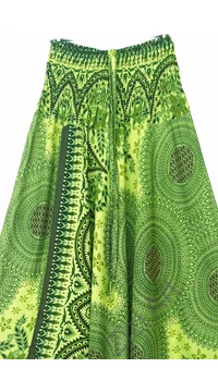 aladdin, nadrág, lime, sárga, virág, mandala, mintás, kényelmes, bő, szellős, viszkóz, egyedi, extravagáns, különleges, bohém, Thaiföld, női, divat, trend