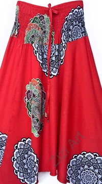 aladdin, nadrág, piros, mandala, mintás, kényelmes, bő, szellős, viszkóz, egyedi, extravagáns, különleges, bohém, Thaiföld, női, divat, trend