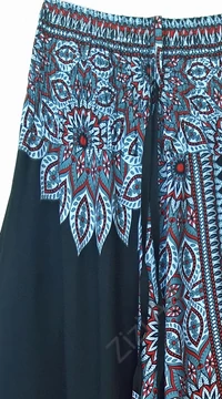 aladdin, nadrág, fekete, szürke, piros, virág, mandala, mintás, kényelmes, bő, szellős, viszkóz, bohém, extravagáns, különleges, Thaiföld, női, divat, trend