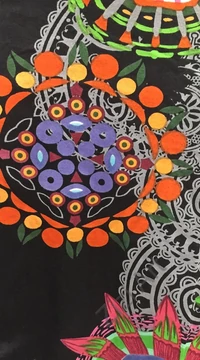 női, pamut, térdszoknya, kék, piros, fekete, szürke, narancs, mandala, virág, absztrakt, mintás, trend, divat, egyedi, bohém, extravagáns, egzotikus 