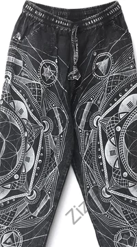 unisex, pamut, jázmin, nadrág, zsebes, mandala, mintás, szürke, fehér, bő, kényelmes, egyedi, extravagáns, bohém, hippi, goás, Nepál, női, divat