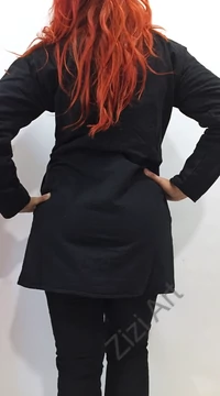 fekete, galléros, zsebes, kabát, kék, zöld, virágos, mintás, színes, meleg, közép hosszú, hosszított, polár, bélelt, tél, ősz, elegáns, egyedi, cipzár, Nepál, egzotikus