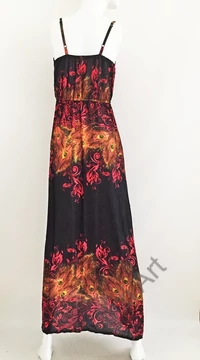 pink, narancs, fekete, hosszú, viszkóz, ruha, Thaiföld, bő, színes, körös, megkötős, szellős, könnyű, különleges, női, divat, trend, webshop
