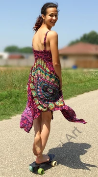 pink, kék, kiwi, narancs, zöld, fekete, viszkóz, hosszú, ruha, Indonéz, free size, bő, színes, körös, spagetti, pántos, gumírozott, szellős, könnyű, különleges, női, divat, trend, webshop