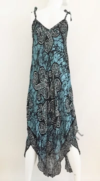 kék, fekete, fehér, hosszú, pamut, géz, ruha, török, bő, spagettipántos, szellős, könnyű, különleges, női, divat, trend, webshop