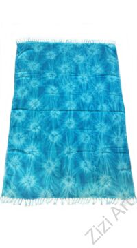 sarong, kék, színes, kendő, sál, strandkendő, pareo, csíkos, mintás, batikolt