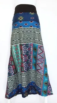 színes, etno, mandala, mintás, hosszú, A-vonalú, pamut, szoknya, női, divat, trend, extravagáns, egyedi, bohém, piros, fekete, szürke, türkiz, kék, zöld, barna, fehér, bordó, mályva, bronz, lila, narancs