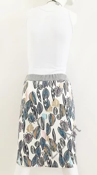 női, vastag, neoprén, térdszoknya, fehér, pink, fekete, kör, mandala, virágos, szoknya, trend, divat, egyedi, bohém, extravagáns, egzotikus, elasztikus, portugál, 101 idées