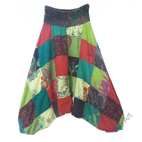női, aladdin, nadrág, bő, patchwork, mintás, színes, piros, fekete, lila, narancs, barna, kék, zöld, sárga, divat, ruházat, trend, Nepál
