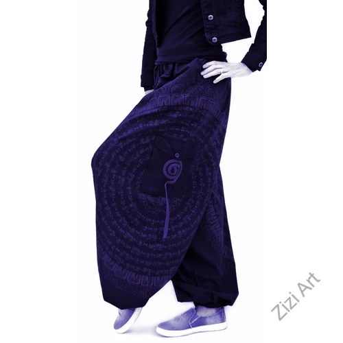 pamut, aladdin, nadrág, fekete, kék, kör, mandala, szanszkrit, szöveg, írás, divat, trend, bő, szárú, kényelmes, egyedi, extravagáns, Nepál