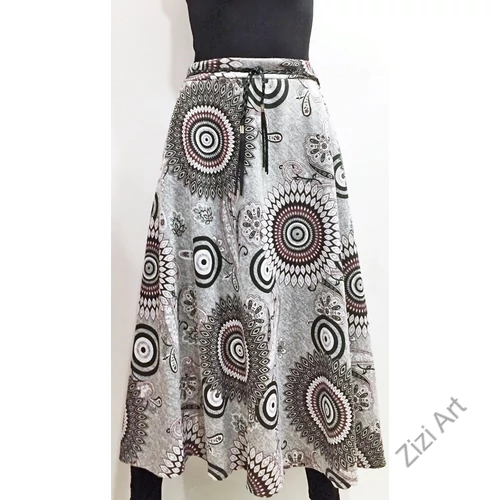 női, vastag, meleg, őszi, téli, hosszú, szoknya, övvel, zöld. kék, piros, fekete, szürke, fehér, mandala, pötty, virág, patchwork, mintás, trend, divat, egyedi, bohém, extravagáns, egzotikus 