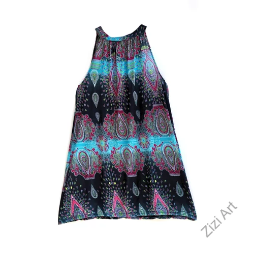 élénk, színes, kék, narancs, piros, pink, barna, fekete, felső, póló, ruha, női, egyedi, bohém, extravagáns, különleges, divat, trend
