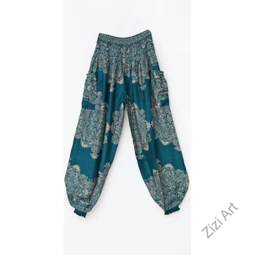 bő, nadrág, jázmin, mandala, mintás, viszkóz, bordó, türkiz, kék, bézs, trend, kényelmes, szellős, egyedi, extravagáns, bohém, Thaiföld, nagy méret, extra méretezés, plus size