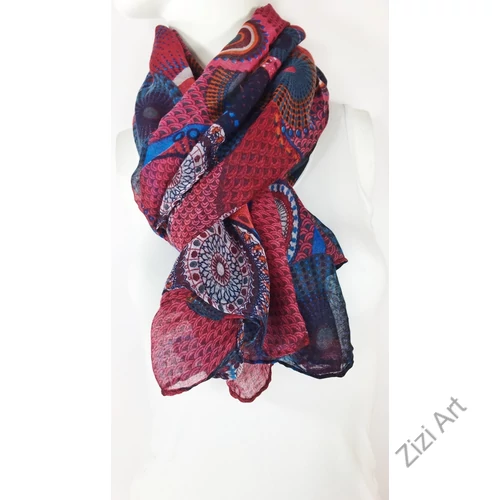 mandala, mintás, sál, kendő, színes, finom, viszkóz, lágy, pink, lila, kék, zöld, azúr, bordó, piros, barna, drapp, bézs, szürke,  fekete, fehér, női, kiegészítő