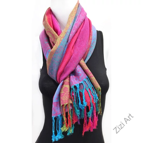 nagy, pashmina, gyapjú, selyem, sál, sálkendő, poncsó, színes, pink, lila, arany, kék, zöld, narancs, zöld, mintás, nepáli
