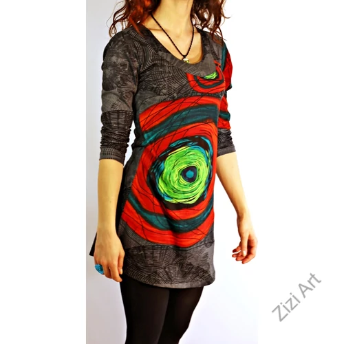 grafitszürke, szürke, kiwi, zöld, piros, hosszú ujjú, nagy körös, tunika, felső, pamut, Nepál, ruha, inda, mandala, egzotikus, egyedi, káprázatos, vidám, élénk, különleges, női divat, trend grafitszürke, szürke, kiwi, zöld, piros, hosszú ujjú, nagy körös, tunika, felső, pamut, Nepál, ruha, inda, mandala, egzotikus, egyedi, káprázatos, vidám, élénk, különleges, női divat, trend