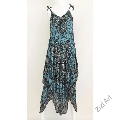 kék, fekete, fehér, hosszú, pamut, géz, ruha, török, bő, spagettipántos, szellős, könnyű, különleges, női, divat, trend, webshop