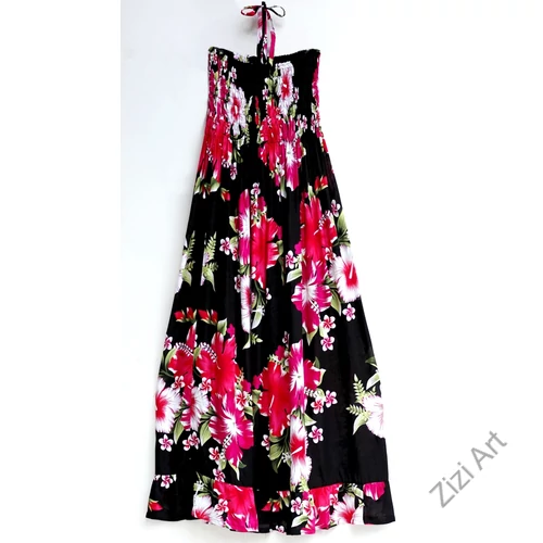 hosszú, fekete, pink, kék, színes, virágos, romantikus, női, ruha, kényelmes, szellős, divat, bohém, extravagáns, trend