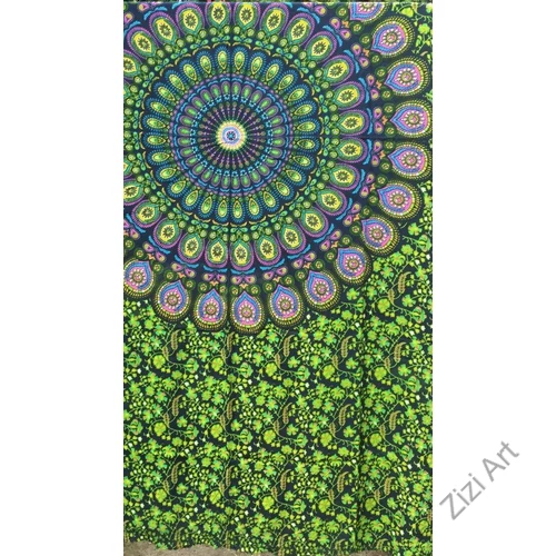 sarong, kendő, strandkendő, pareo, fehér, kék, mandala, virág, mintás, nagy, sál, nyár, finom, puha, viszkóz, nyár
