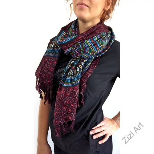 sarong, piros, fekete, rózsaszín, kék, zöld, színes, kendő, sál, strandkendő, pareo, mintás, batikolt