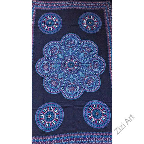 sarong, fekete. kék, színes, kendő, sál, strandkendő, pareo, mandala