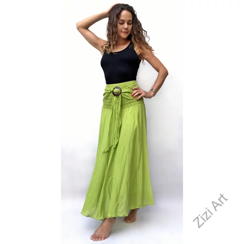 lime, zöld, sárga, hosszú, pamut, szoknya, ruha, A-vonalú, szellős, alkalmi, könnyű, különleges, női, divat, trend, webshop