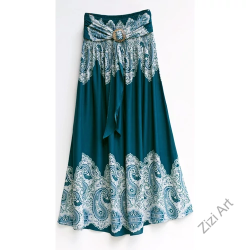 bordó, türkiz, kék, fekete, hosszú, viszkóz, színes, indiai, levél, mintás, szoknya, ruha, A-vonalú, szellős, alkalmi, könnyű, különleges, női, divat, trend, webshop