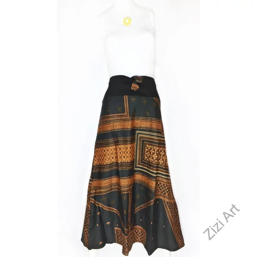színes, etno, mandala, mintás, hosszú, A-vonalú, pamut, szoknya, női, divat, trend, extravagáns, egyedi, bohém, piros, fekete, szürke, türkiz, kék, zöld, barna, fehér, bordó, mályva, bronz, lila, narancs
