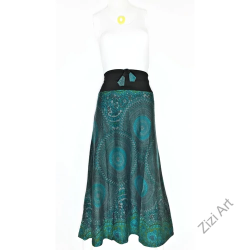 színes, etno, mandala, mintás, hosszú, A-vonalú, pamut, szoknya, női, divat, trend, extravagáns, egyedi, bohém, piros, fekete, szürke, türkiz, kék, zöld, barna, fehér, bordó, mályva, bronz, lila, narancs